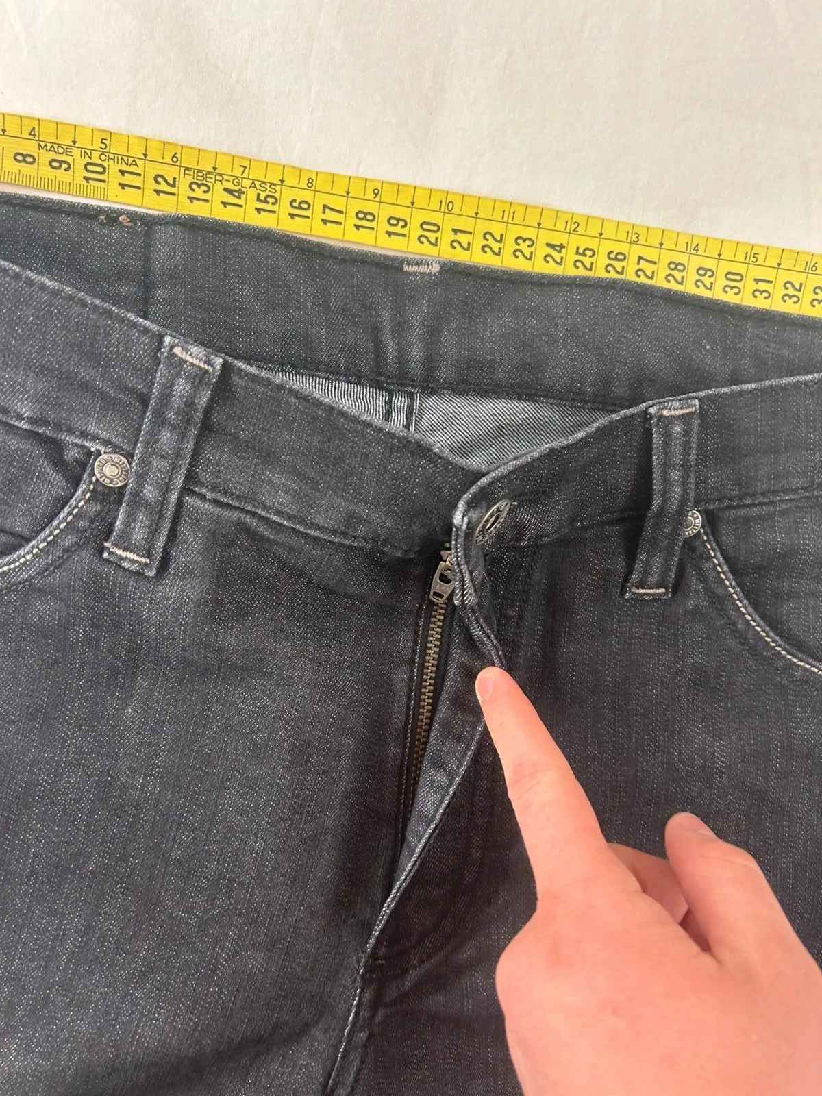 Calça jeans preta de corte reto mustang w32 l34 – photo 7